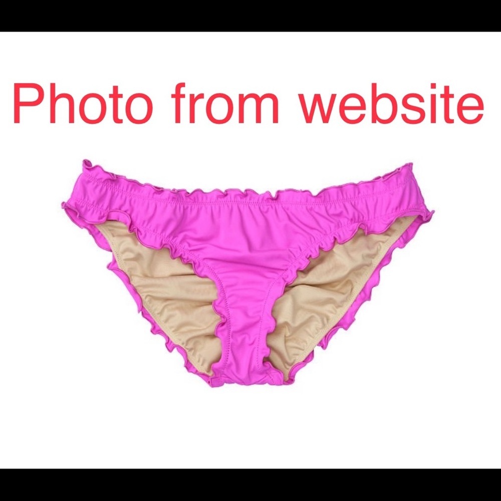 NWT Victoria’s Secret RuffleBikini swim bottoms XS